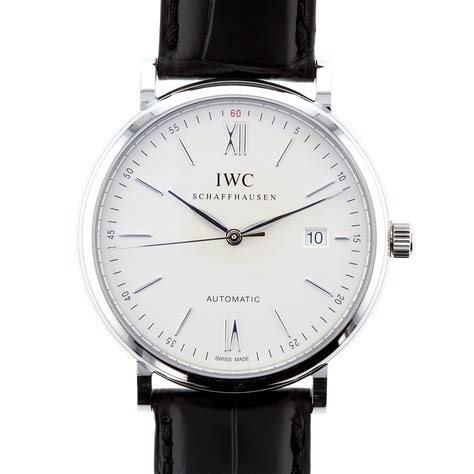 iwc portofino automatic silver dial.